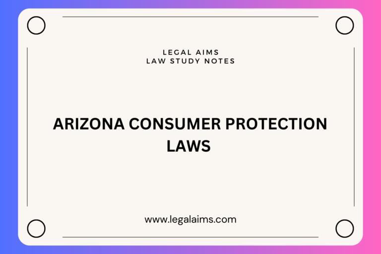 Arizona consumer protection laws