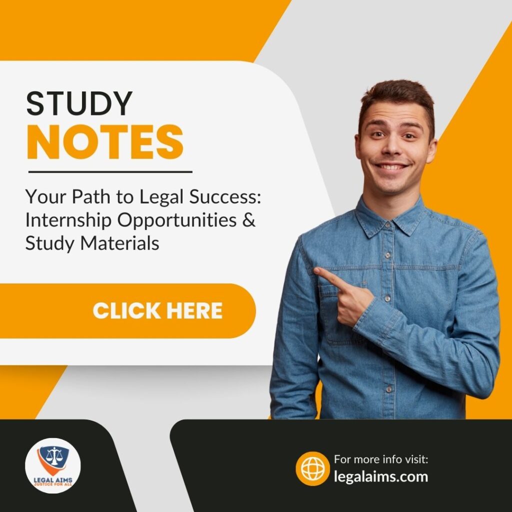 legal aims study notyes