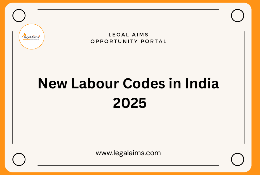 New Labour Codes in India 2025