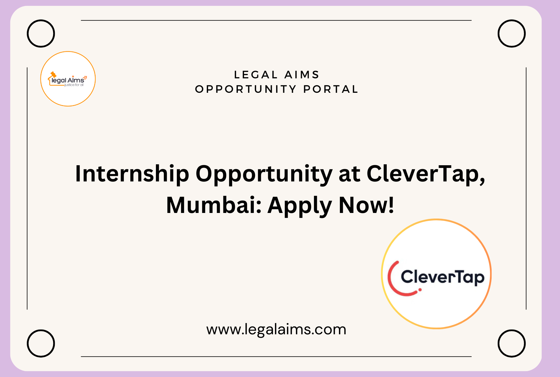 Internship Opportunity at CleverTap, Mumbai: Apply Now!