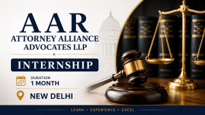 AAR Attorney Alliance Advocates LLP, New Delhi — In-Office Internship (1 Month)