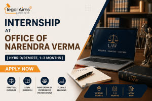 Office of Narendra Verma internship